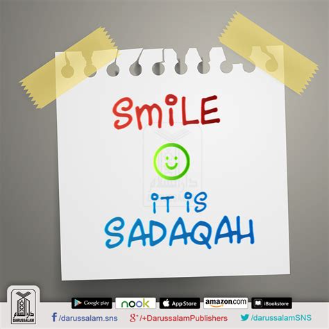 smiling is sadaqah